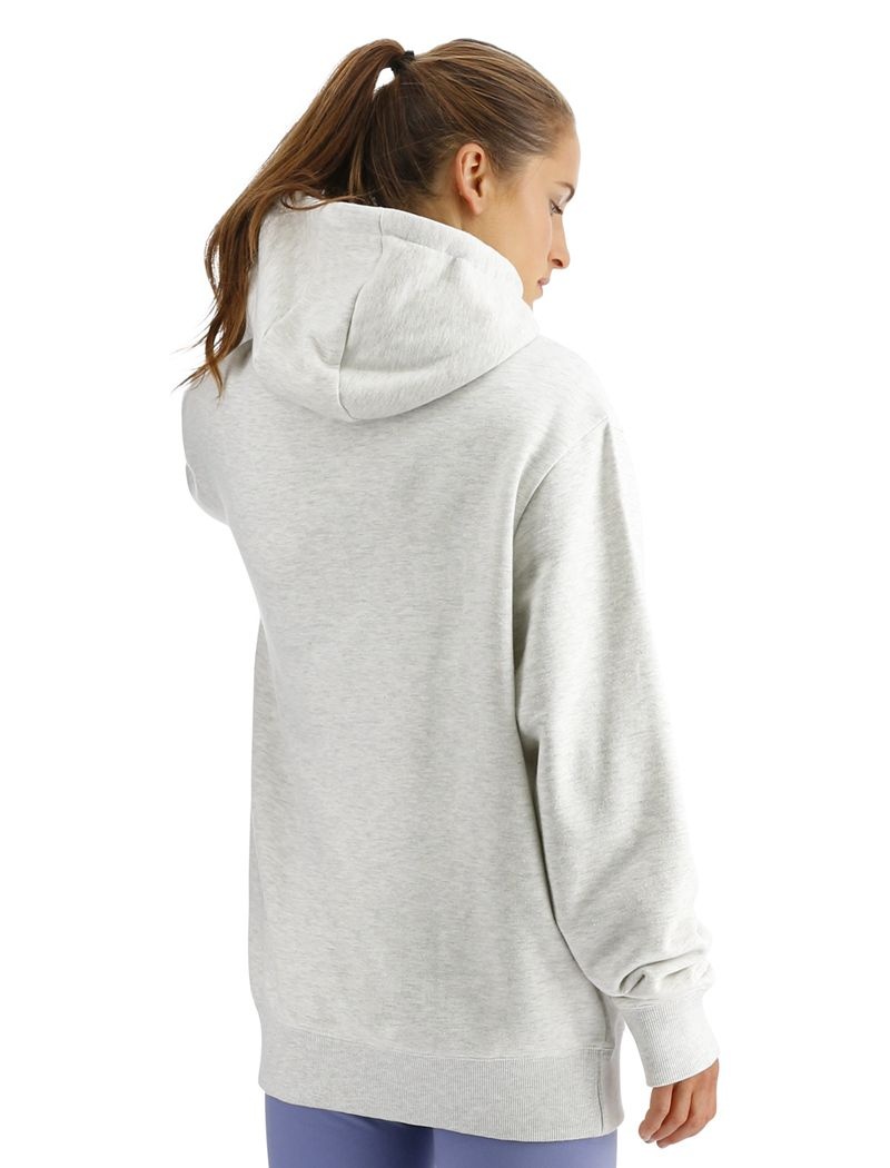 Sweat a Capuche Tyr Ultrasoft Midweight Fleece Femme Grise Clair | 97555093ABC