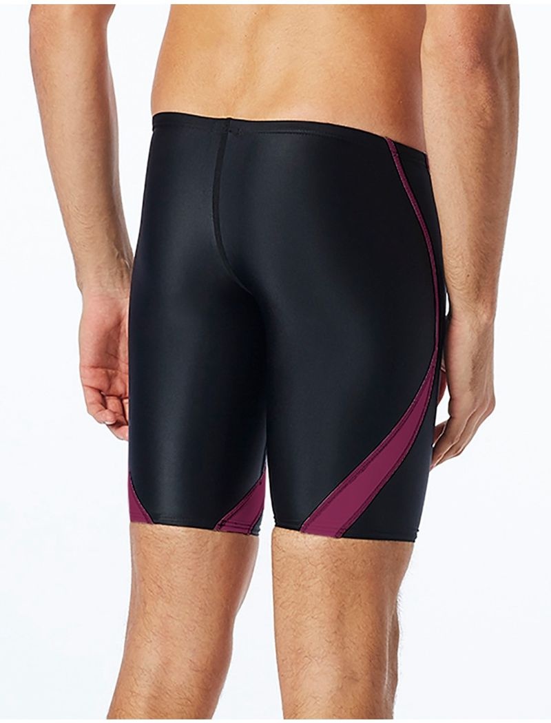 Maillot de Bain Tyr Tyreco? Alliance Jammer Splice Homme Noir Bordeaux | 75500111UZJ