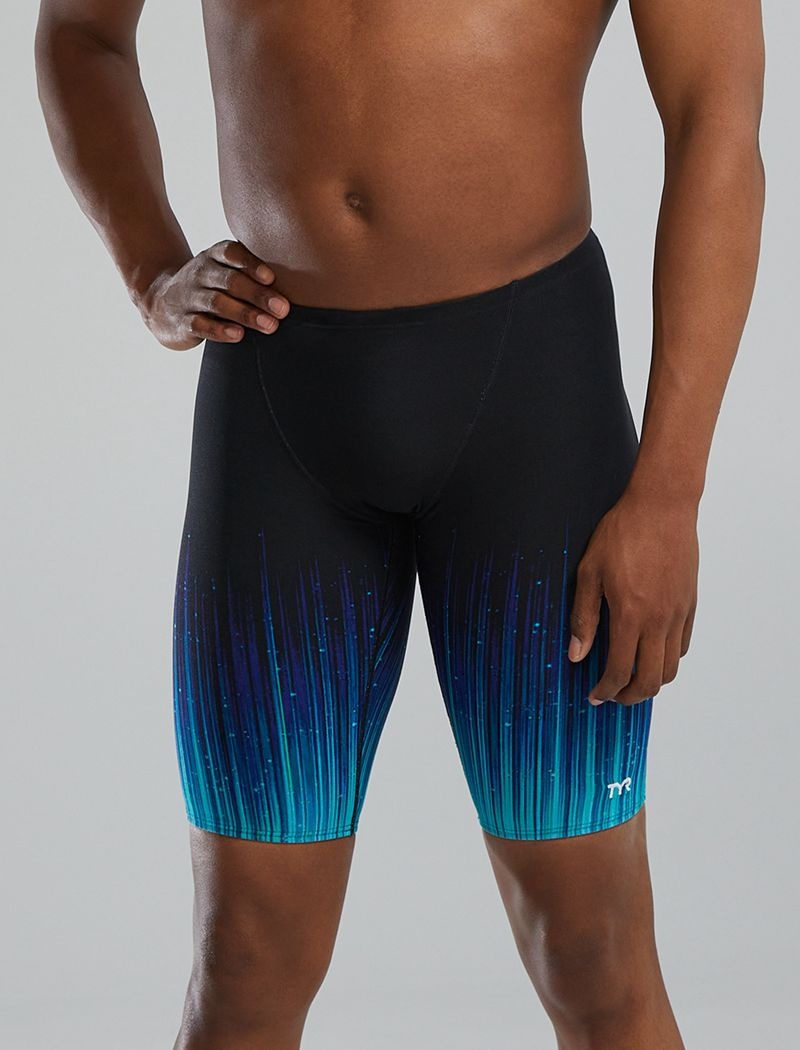 Maillot de Bain Tyr Durafast Elite? Jammer Speedwarp Homme Noir Bleu | 08696330AQA