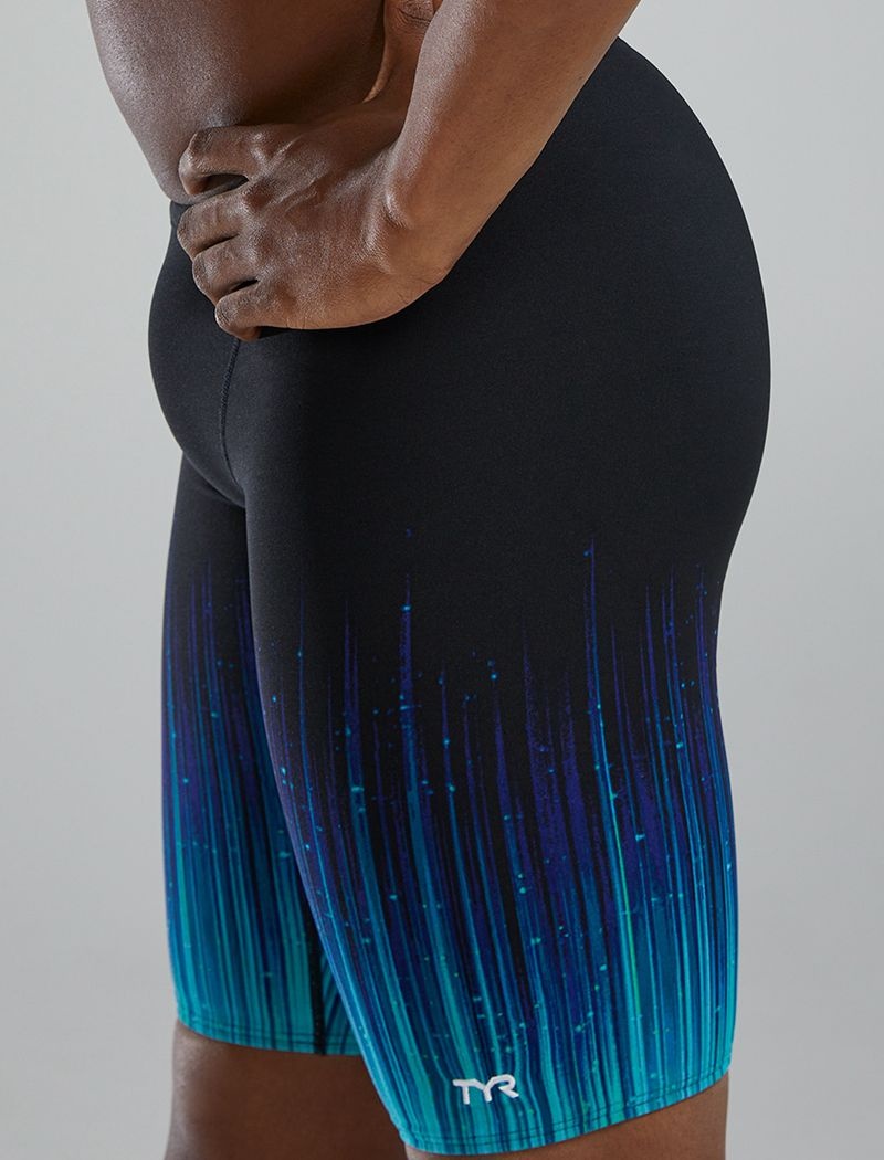 Maillot de Bain Tyr Durafast Elite? Jammer Speedwarp Homme Noir Bleu | 08696330AQA