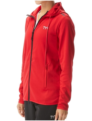 Sweat a Capuche Tyr Alliance Podium Full Zip Femme Rouge | 56211983DSA