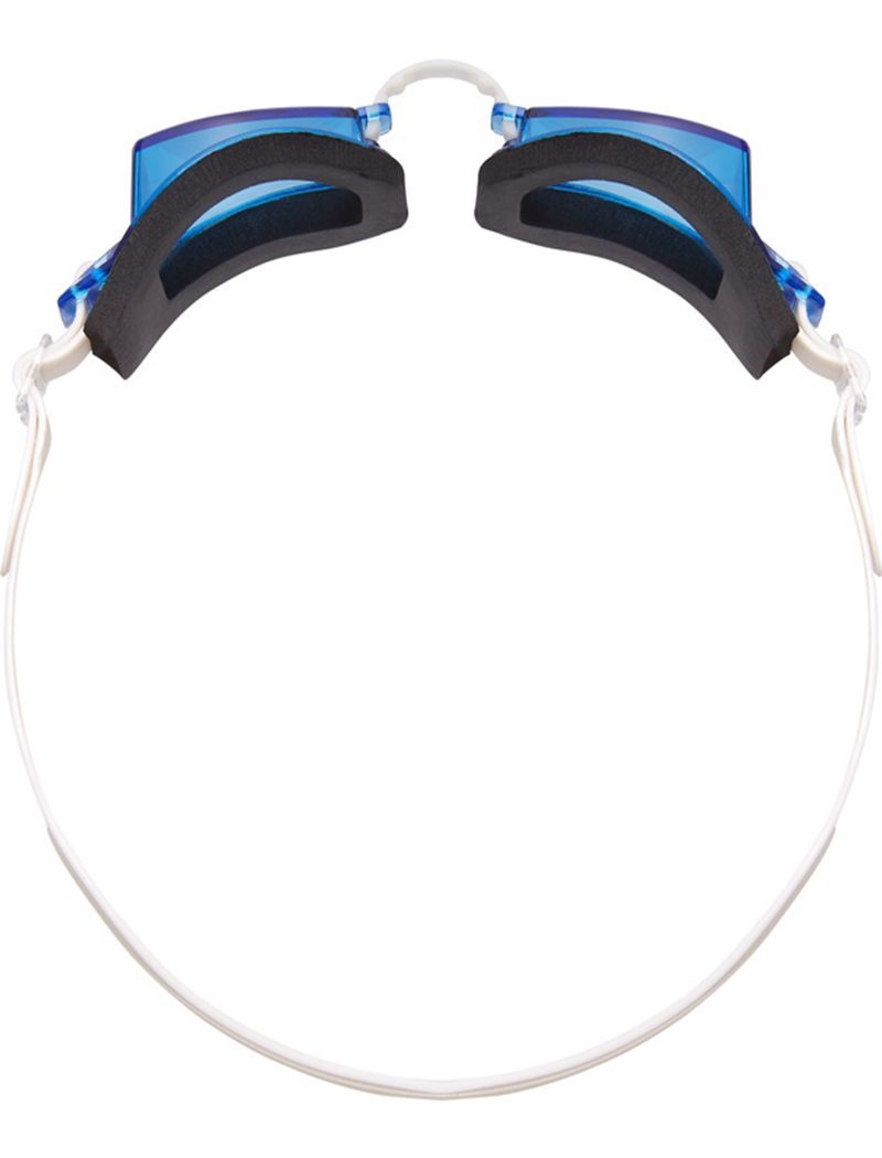 Des Lunettes De Protection Tyr Adult Team Sprint Homme Blanche Bleu | 73938947RGV