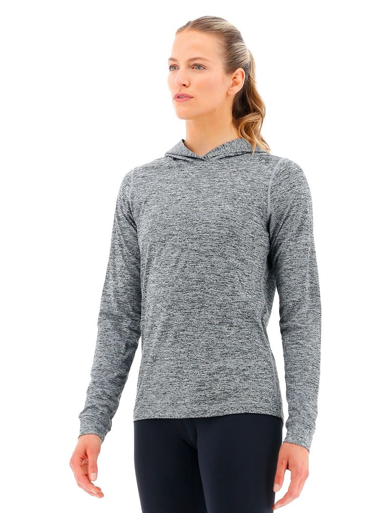 Sweat a Capuche Tyr Sls Tech Performance Femme Grise | 19960973FEQ