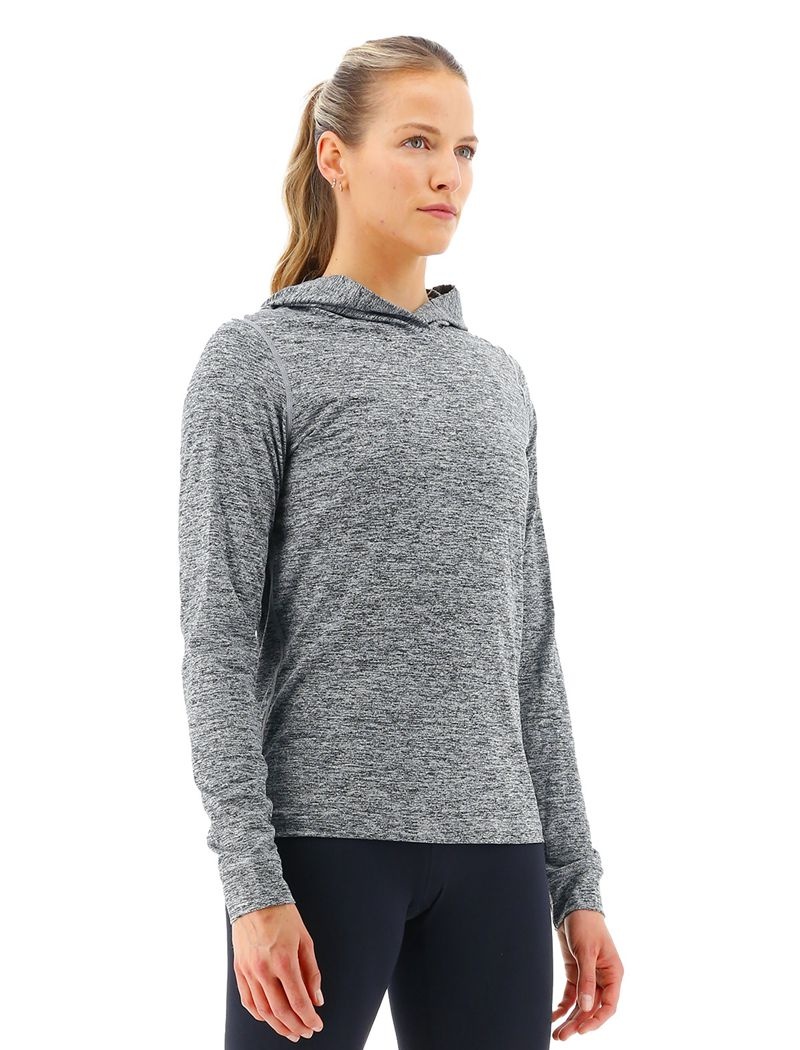 Sweat a Capuche Tyr Sls Tech Performance Femme Grise | 19960973FEQ