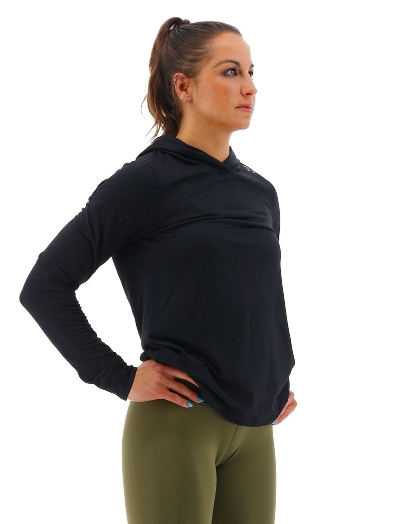 Sweat a Capuche Tyr Sls Tech Performance Femme Noir | 35751335QIL