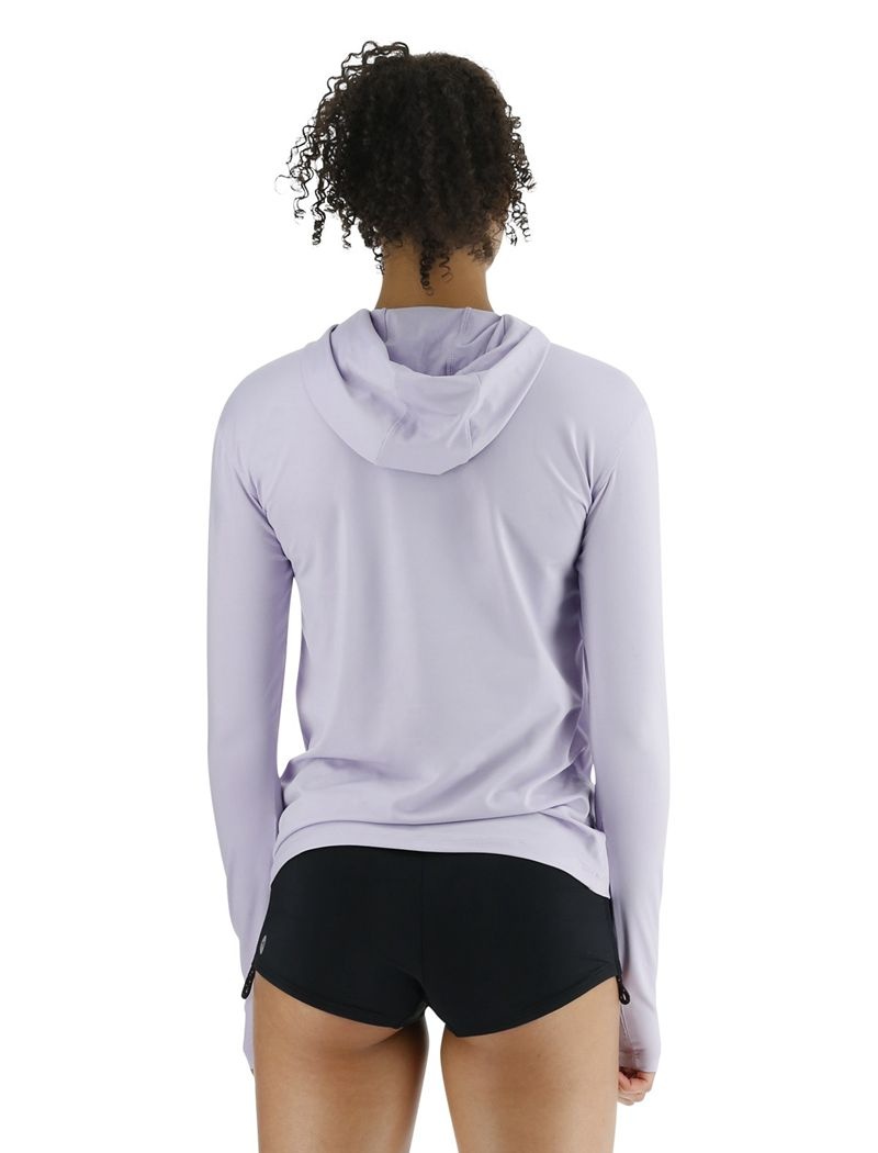 Sweat a Capuche Tyr Sundefense Femme Violette Clair | 40065621RCO