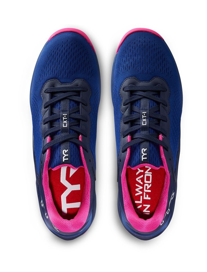 Chaussures Crossfit Tyr Cxt-1 Trainer Femme Bleu Marine Rose | 34457777FCX