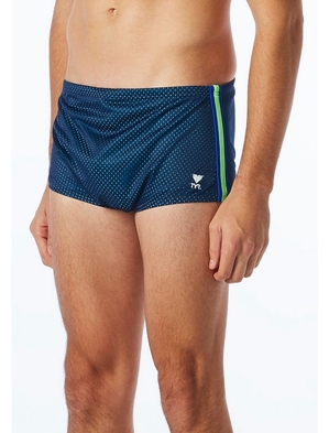 Short de Bain Tyr Trainer Homme Bleu Vert Bleu Marine | 28410155YBE