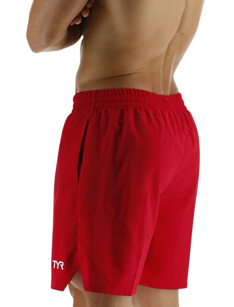 Short de Bain Tyr Deck-x Homme Rouge | 65002170FDA