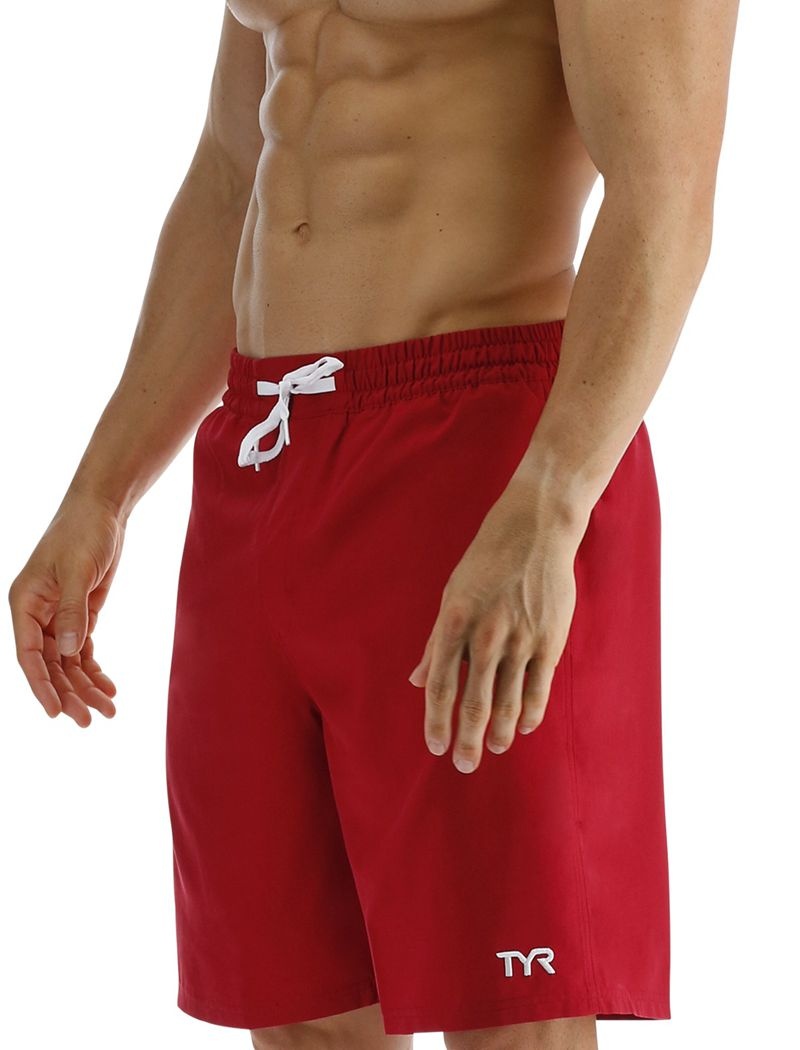 Short de Bain Tyr Challenger-x Homme Rouge | 87392015SVH