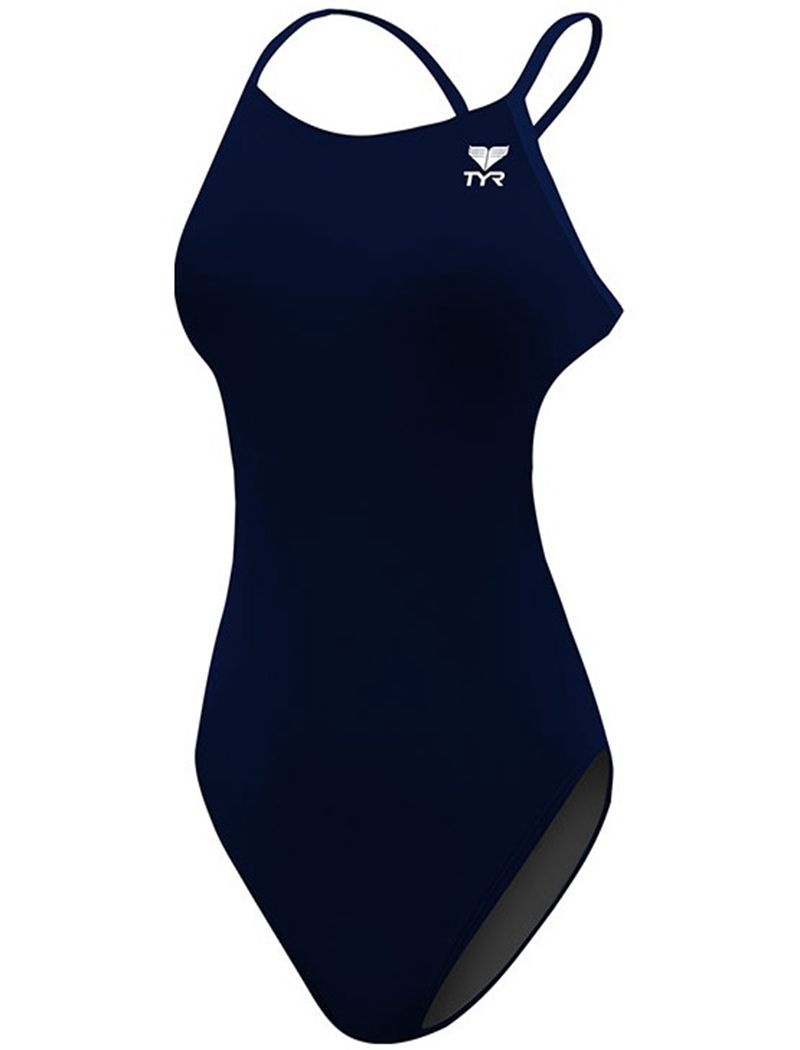 Maillot de Bain Tyr Durafast One? Cutoutfit Femme Bleu Marine | 93445578CVG