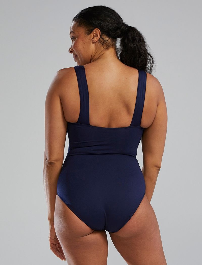 Maillot de Bain Tyr Durafast Elite? Square Neck Controlfit Femme Bleu Marine | 70793193RLJ