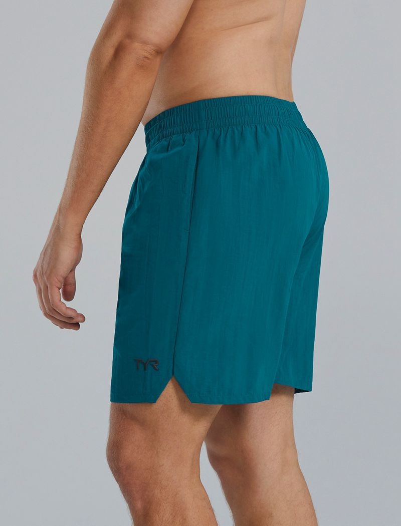 Short de Bain Tyr Deck-x Homme Turquoise Foncé | 80578664XCN