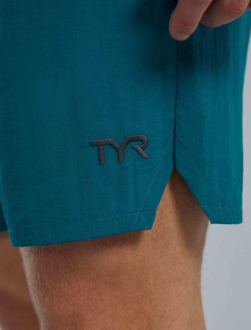 Short de Bain Tyr Deck-x Homme Turquoise Foncé | 80578664XCN