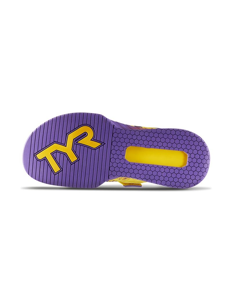 Basket Tyr L-1 Lifter Femme Jaune Violette | 15560193DFR