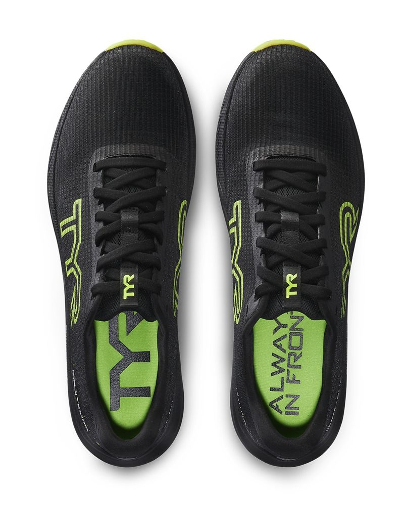 Chaussure Running Tyr Sr-1 Tempo Runner - Limited Edition Femme Noir Vert Clair | 76361774BXI