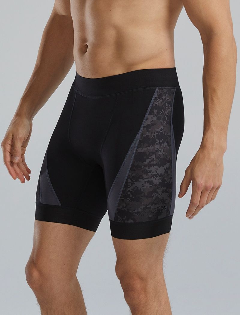 Short Tyr Durafast Elite? Alliance Splice 6.5 Jammer Homme Noir Camouflage | 25339375QDF