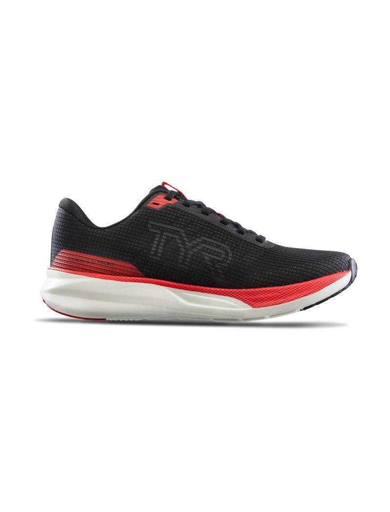 Chaussure Running Tyr Sr-1 Tempo Runner Femme Noir Rouge | 10046896YWQ