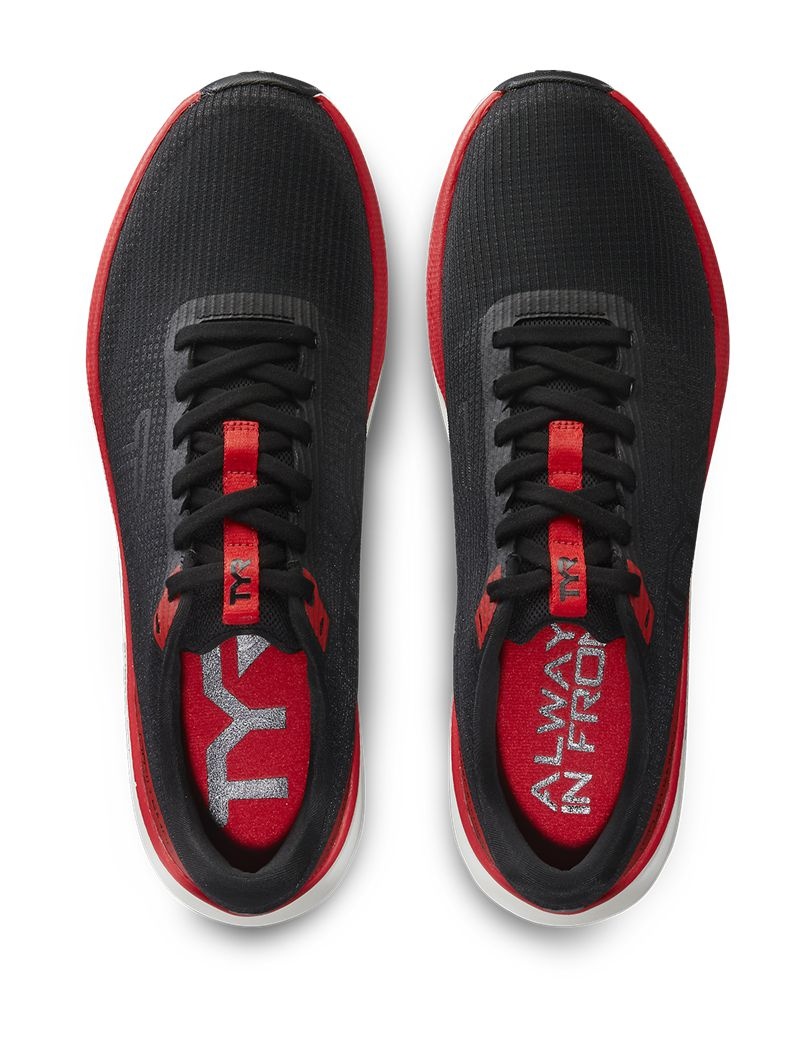 Chaussure Running Tyr Sr-1 Tempo Runner Femme Noir Rouge | 10046896YWQ