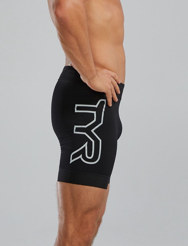 Short Tyr Durafast Elite? 6.5 Jammer Large Logo Homme Noir | 93225802UIS