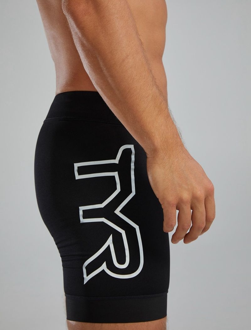 Short Tyr Durafast Elite? 6.5 Jammer Large Logo Homme Noir | 93225802UIS