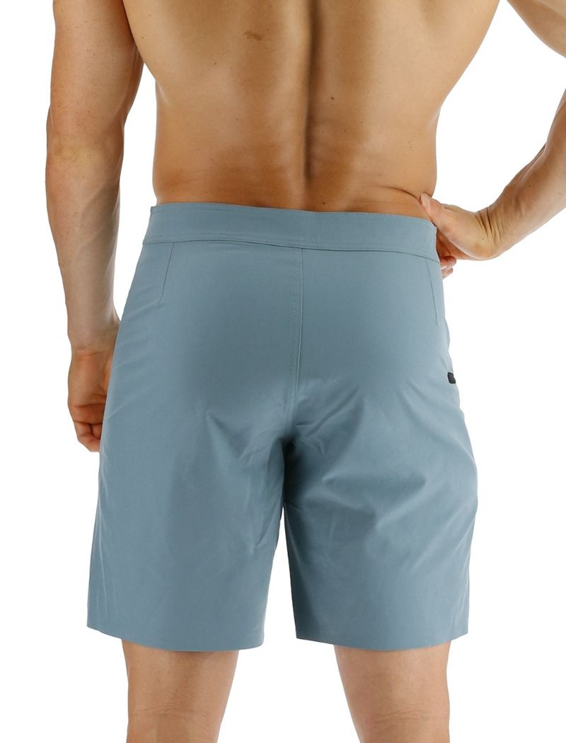 Shorts De Bain Tyr Hydrosphere? Mobius 9 Homme Bleu Grise | 62465132LFA