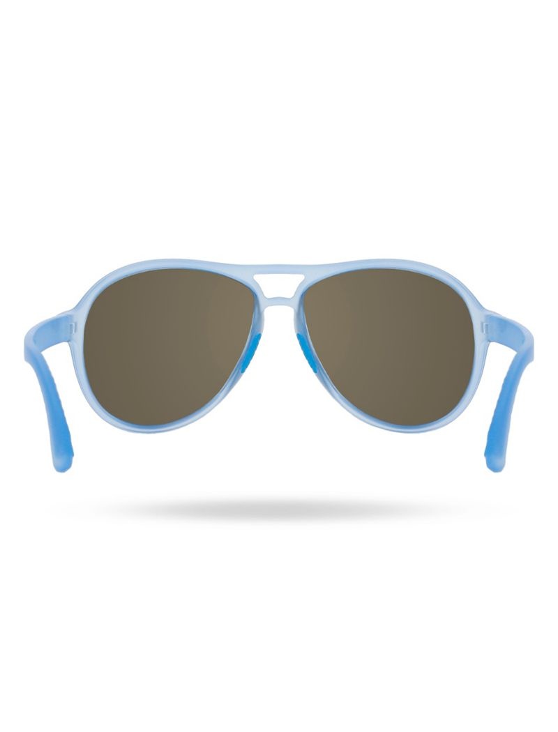 Lunette de Soleil Tyr Goldenwest Aviator Hts Polarized Femme Bleu | 09775393FNP