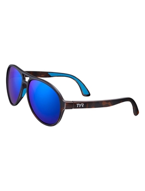 Lunette de Soleil Tyr Goldenwest Aviator Hts Polarized Femme Bleu Marron | 14897479BOH