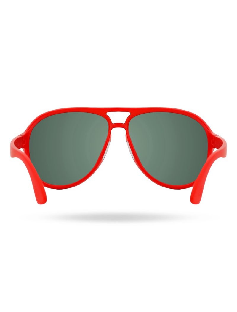 Lunette de Soleil Tyr Goldenwest Xl Aviator Hts Polarized Femme Rouge Orange | 30388331HQK