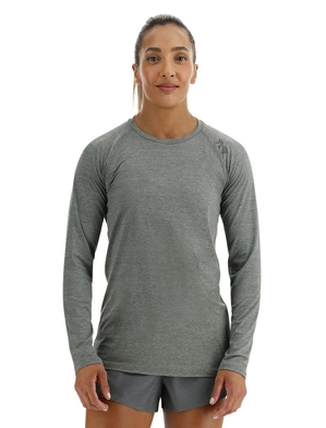 T-Shirt Tyr Climadry? Raglan Long Sleeve Femme Grise | 88240720JNN