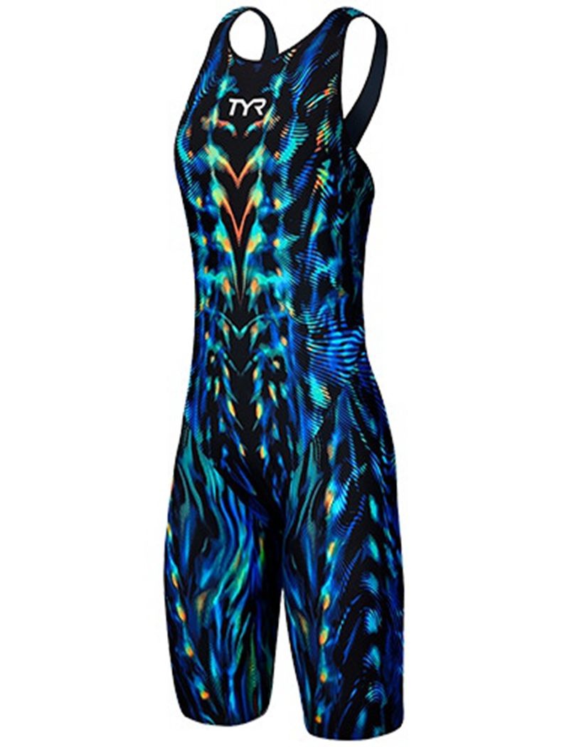 Maillot de Bain Tyr Venzo? Genesis Closed Back Femme Bleu Multicolore | 50216841VFY