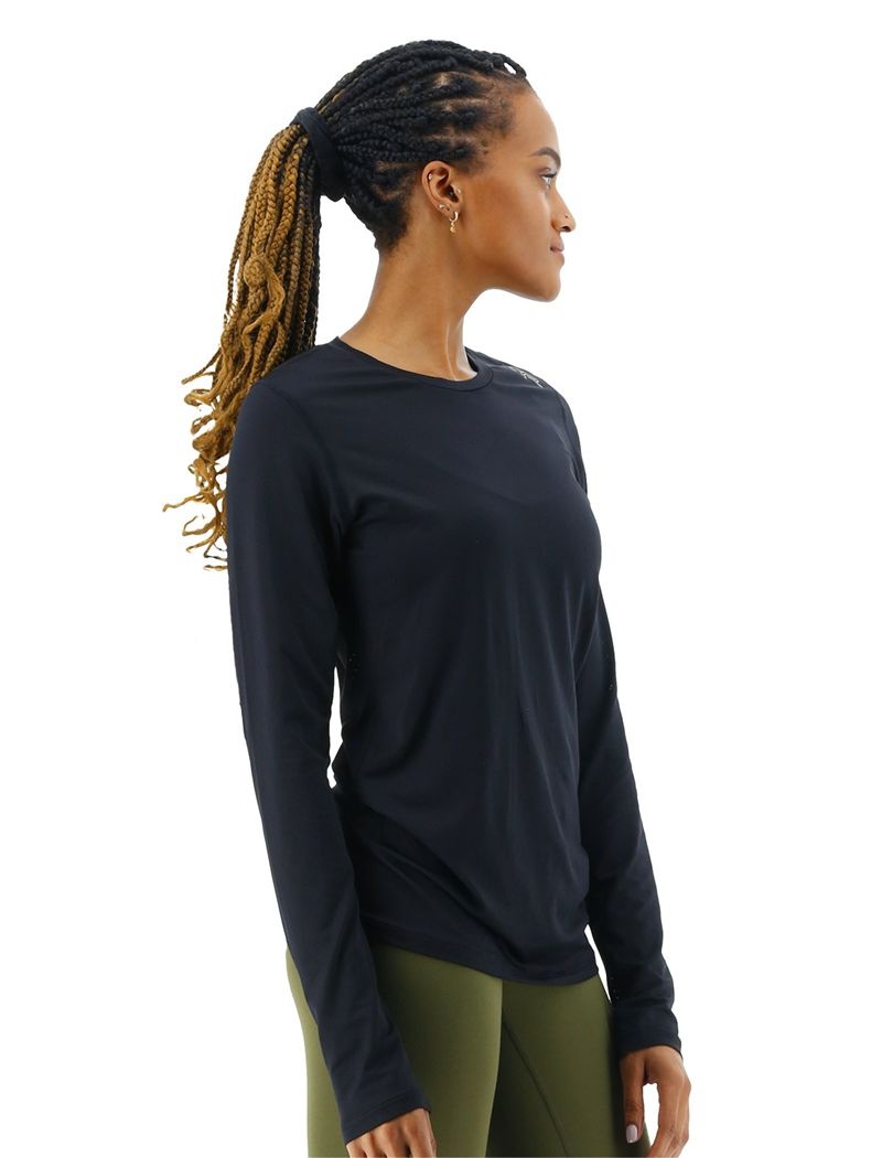 T-Shirt Tyr Airtec? Long Sleeve Femme Noir | 60839865LTI