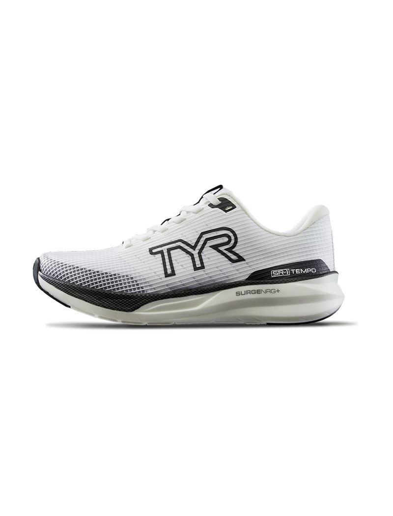 Chaussure Running Tyr Sr-1 Tempo Runner Homme Blanche Noir | 36981916VCY