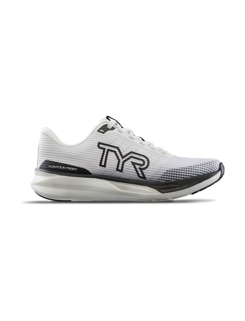 Chaussure Running Tyr Sr-1 Tempo Runner Homme Blanche Noir | 36981916VCY