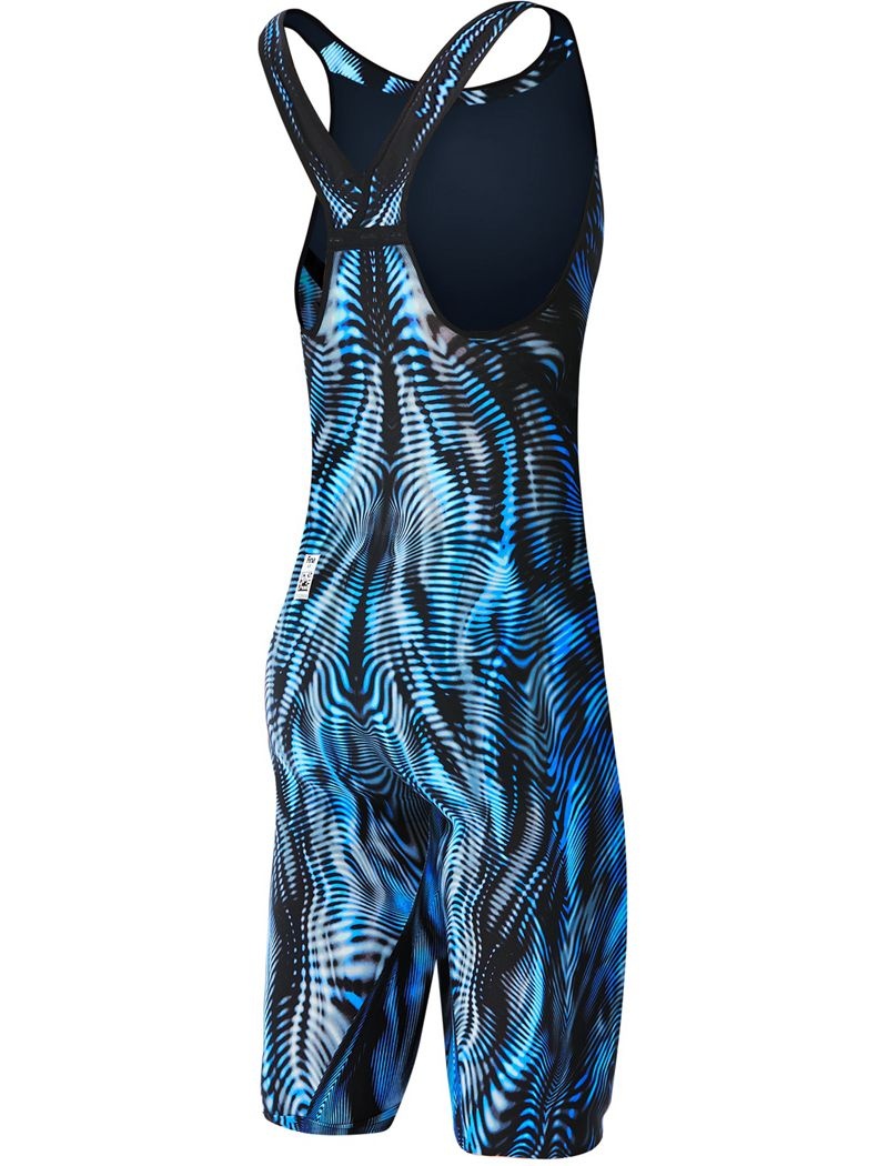 Maillot de Bain Tyr Venzo? Genesis Closed Back Femme Bleu Noir | 35519613HPV