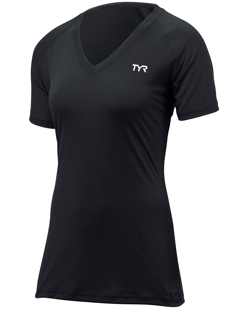 T-Shirt Tyr Alliance Tech Femme Noir | 16538302AZY