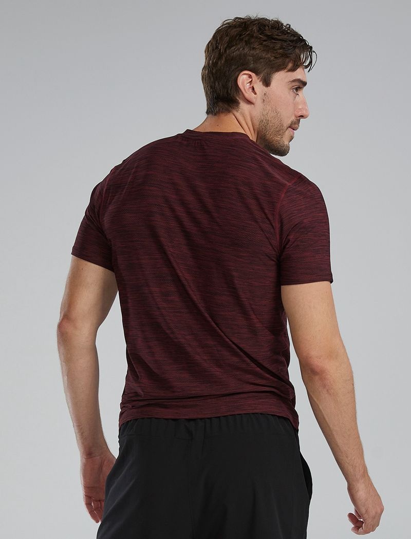 T-Shirt Tyr Airtec? Homme Bordeaux | 96587273LLE