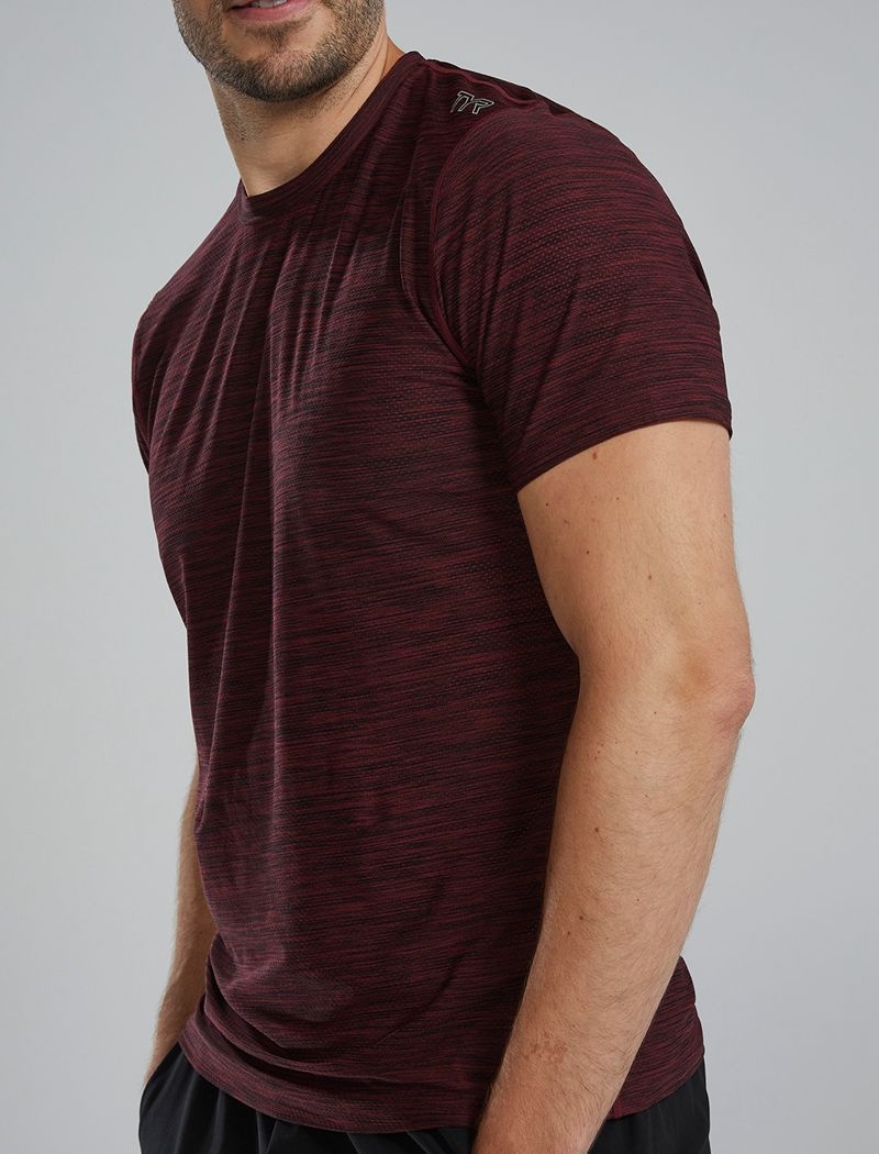 T-Shirt Tyr Airtec? Homme Bordeaux | 96587273LLE