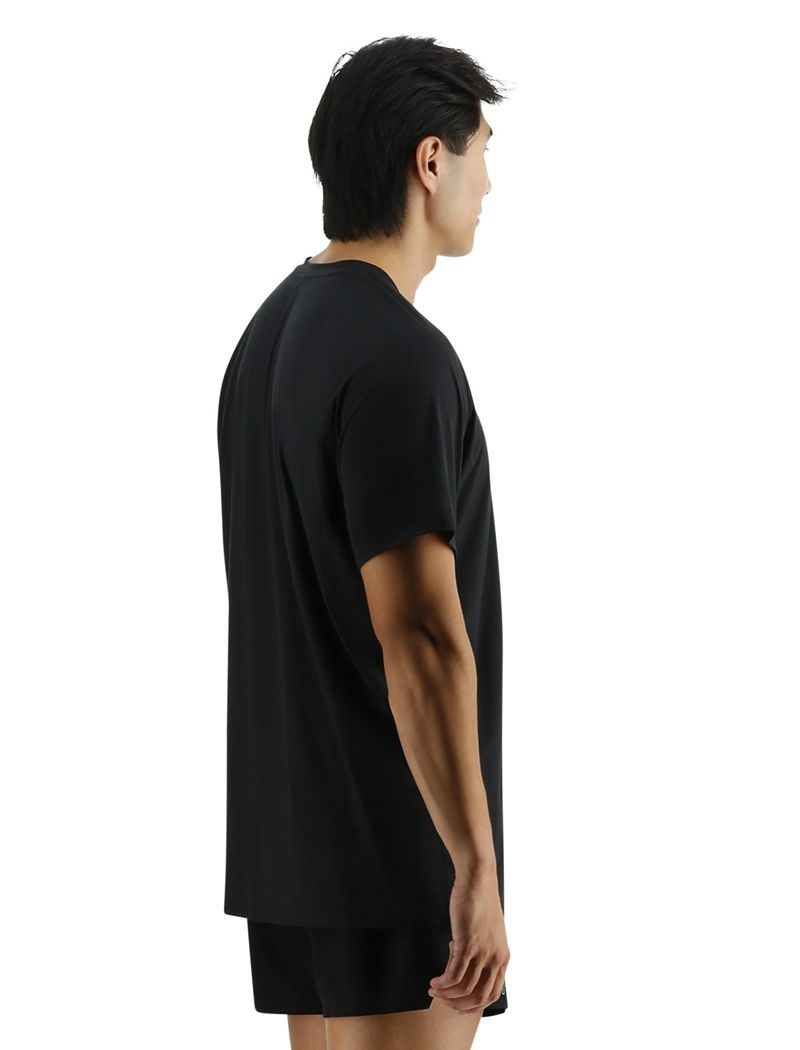 T-Shirt Tyr Climadry? Raglan Tech Homme Noir | 21670469XND