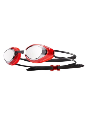 Des Lunettes De Protection Tyr Adult Blackhawk Mirrored Racing Femme Noir Rouge | 07243444FBH