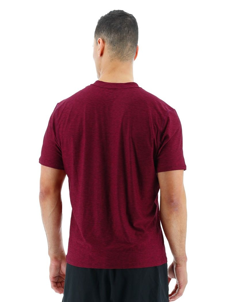 T-Shirt Tyr Airtec? Homme Bordeaux | 16638511YMP