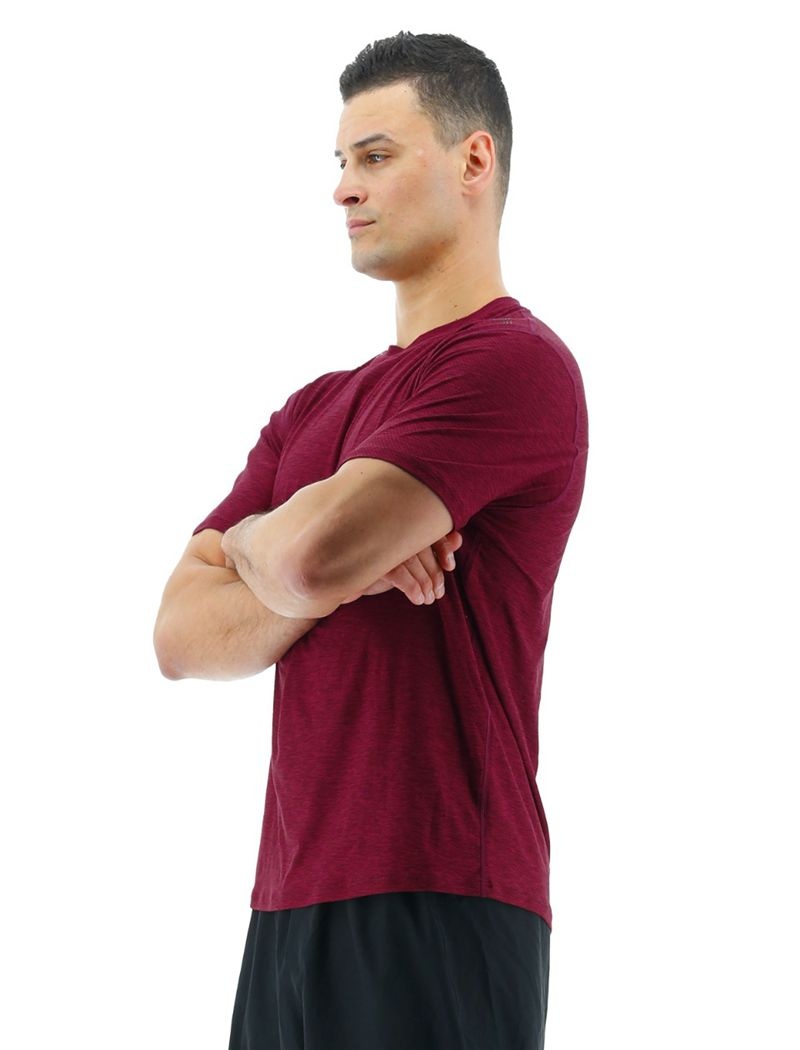 T-Shirt Tyr Airtec? Homme Bordeaux | 16638511YMP