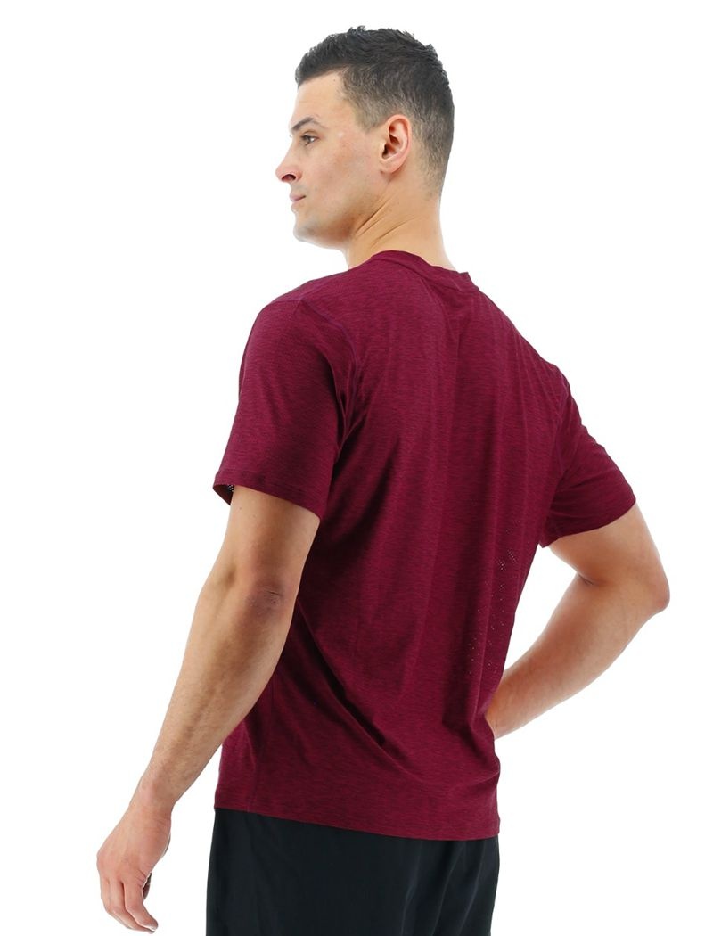 T-Shirt Tyr Airtec? Homme Bordeaux | 16638511YMP