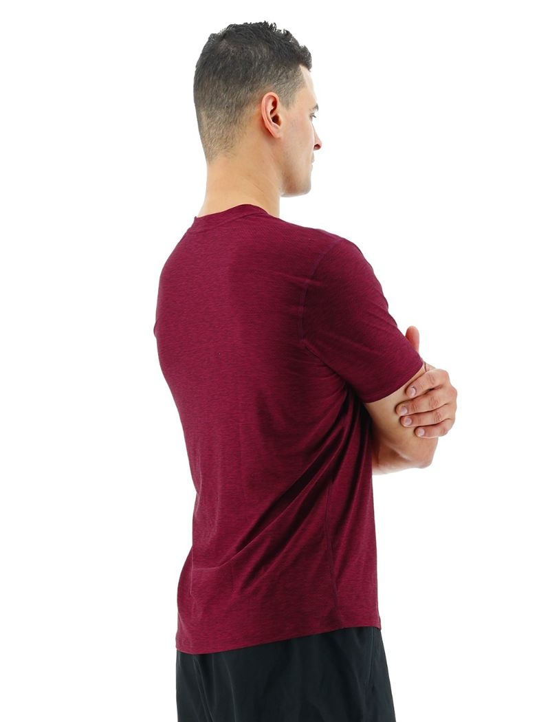 T-Shirt Tyr Airtec? Homme Bordeaux | 16638511YMP