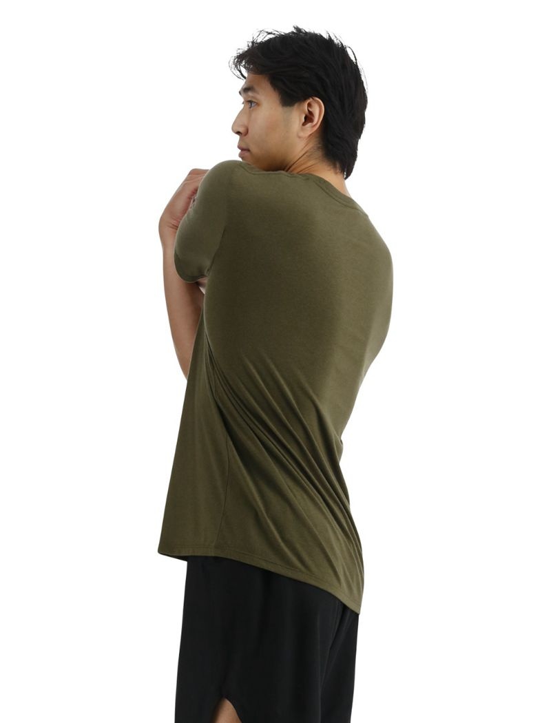 T-Shirt Tyr Ultrasoft Big Logo Tri-blend Tech Homme Vert Olive | 29996124VIR