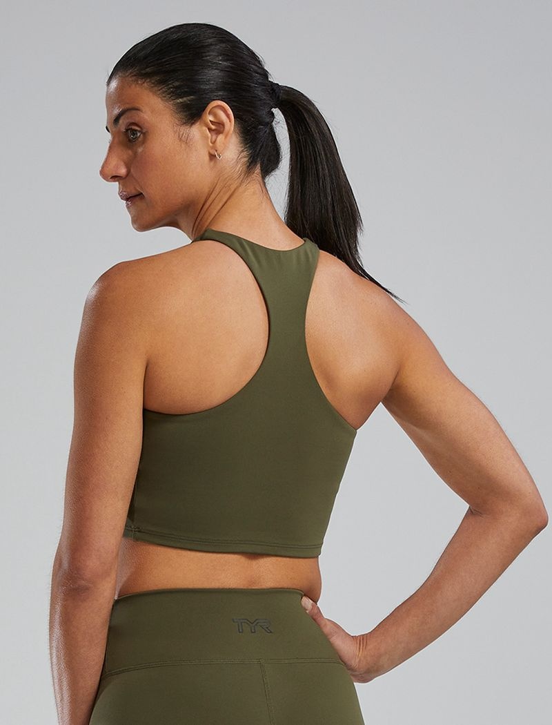 Soutien Gorge Sport Tyr Joule Elite? High Neck Femme Vert Olive | 76607052DUY