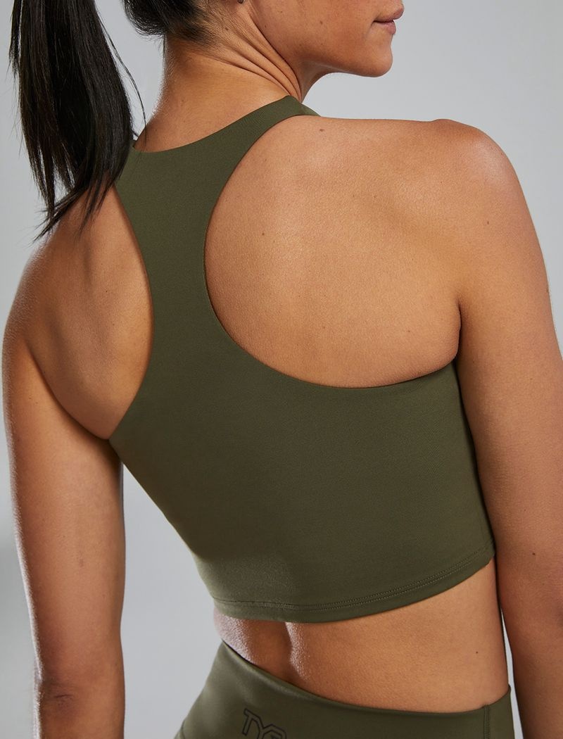 Soutien Gorge Sport Tyr Joule Elite? High Neck Femme Vert Olive | 76607052DUY