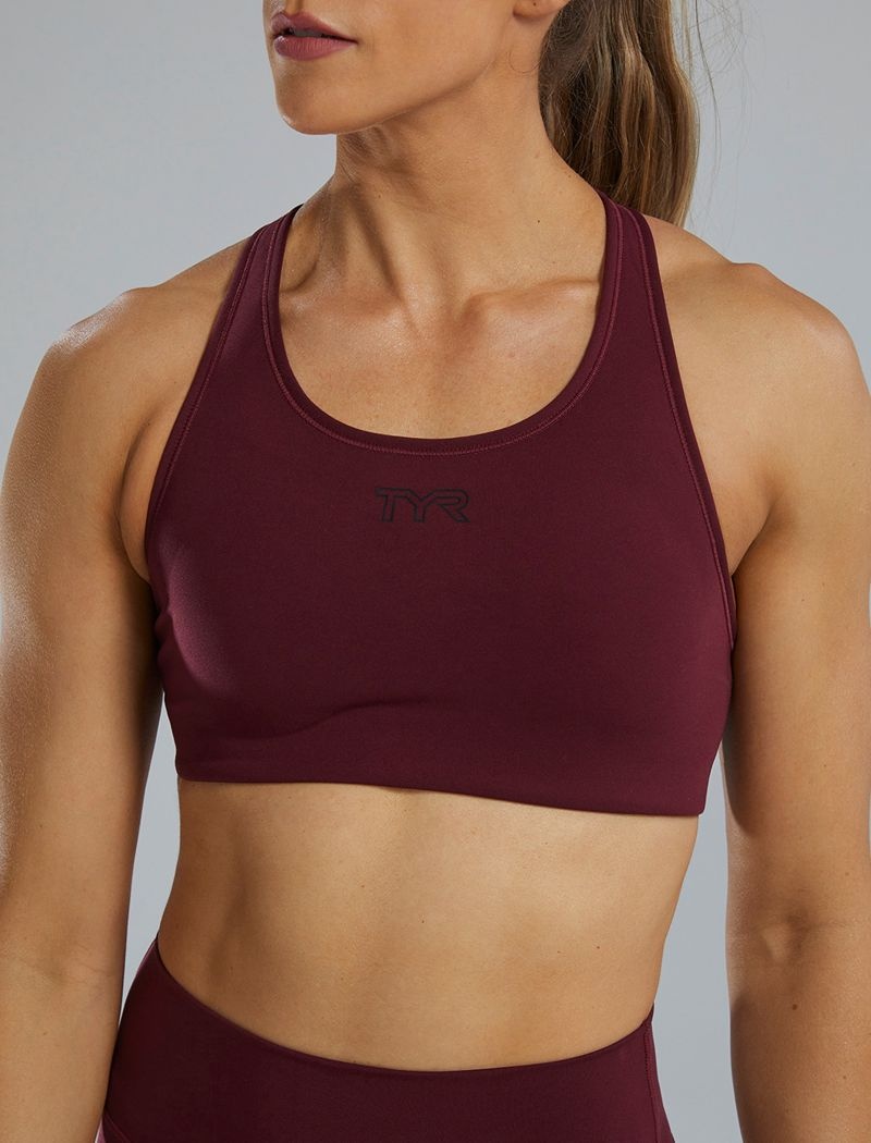 Soutien Gorge Sport Tyr Joule Elite? Classiche Femme Bordeaux | 35220386XUY