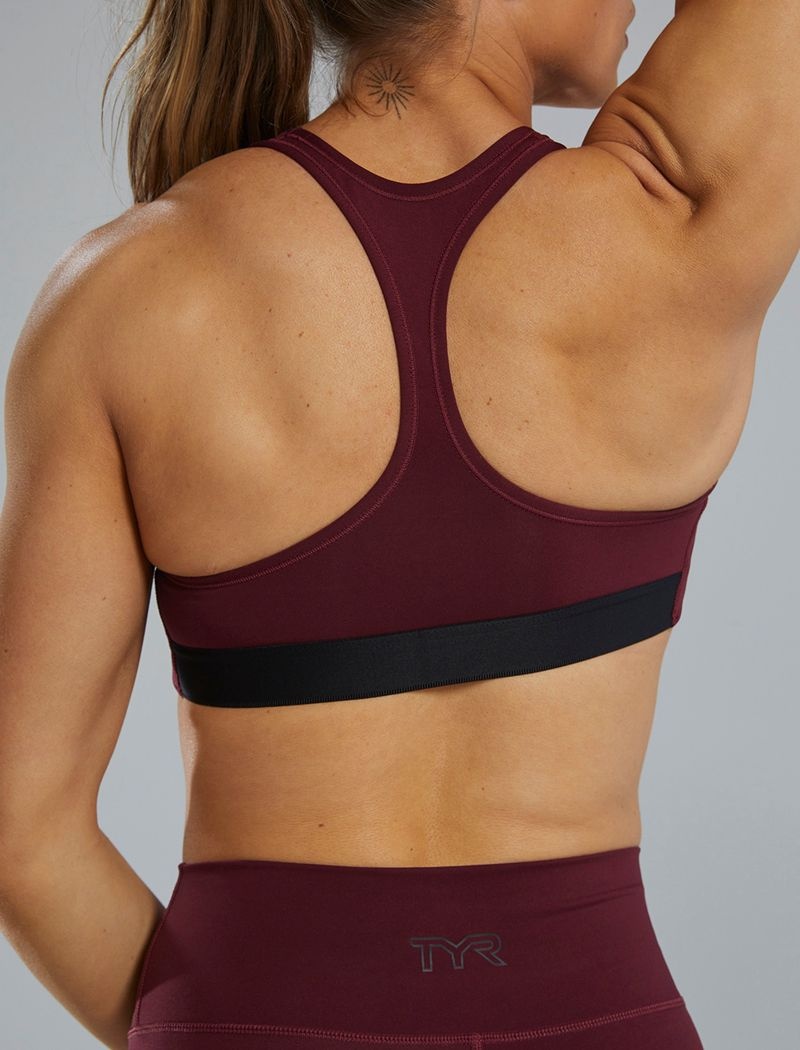 Soutien Gorge Sport Tyr Joule Elite? Classiche Femme Bordeaux | 35220386XUY