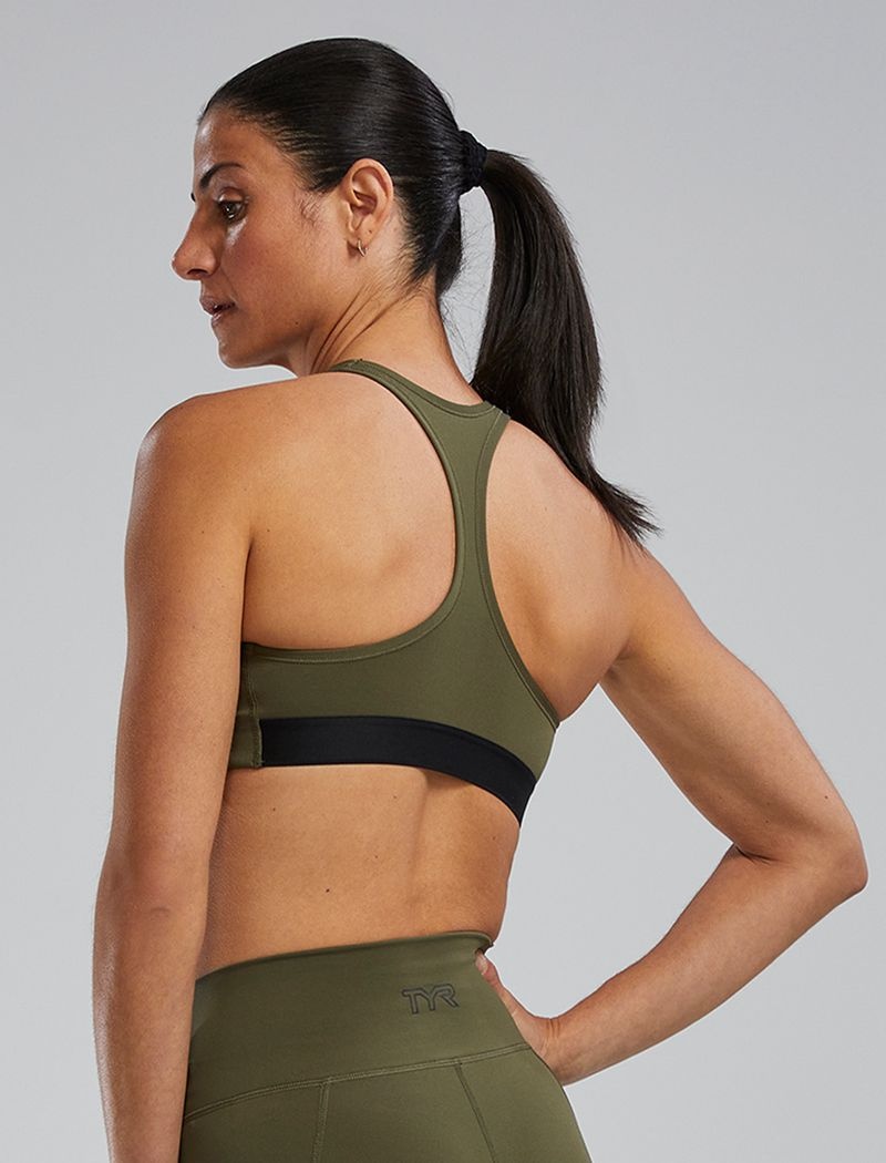 Soutien Gorge Sport Tyr Joule Elite? Classiche Femme Vert Olive | 72707533HZT